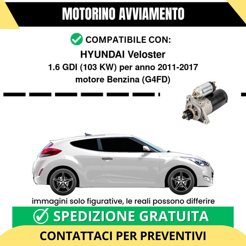 Motorino avviamento hyundai - motorino,