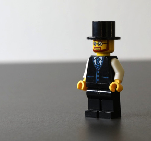 Lego minifigure maggiordomo - lego,