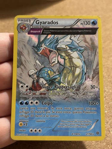 Gyarados full art holo - gyarados, 21/98