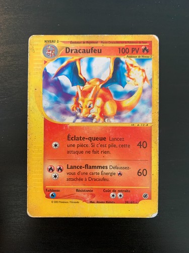 Carte pokémon dracaufeu - carte, :