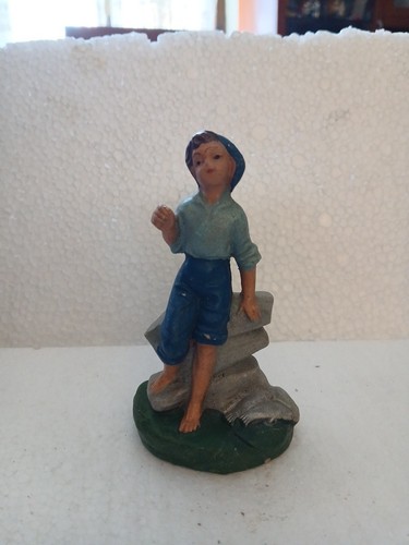 Personaggio presepe vintage - personaggio,