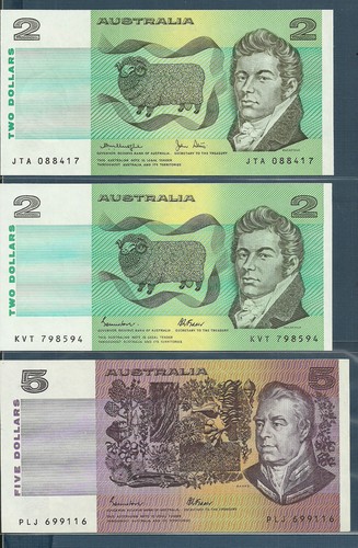 Australia dollari set - 2,, 5