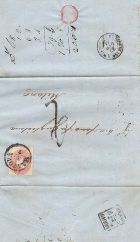 Mantova 1861 lettera - (25.7),