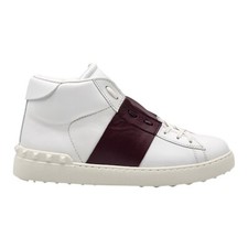Sneakers alte aperte Valentino Garavani bianche EU 40 US 9,5W 7M - nuove con etichette $770