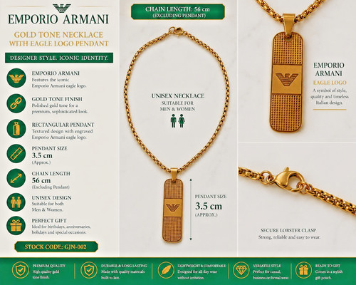 Collana armani eagle - collana, premium