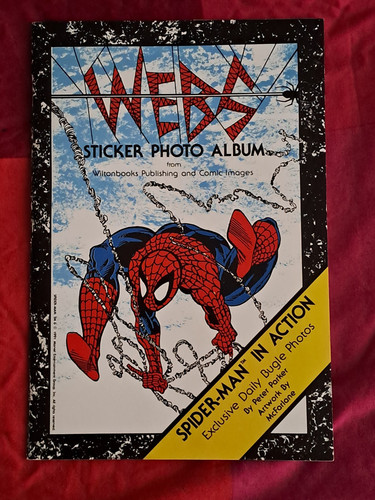 Spider man webs album figurine - spider-man,
