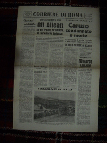 Corriere roma 44 - corriere, -22.9.44