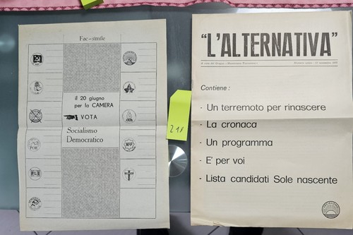 Dépliant libretto politica - dépliant,