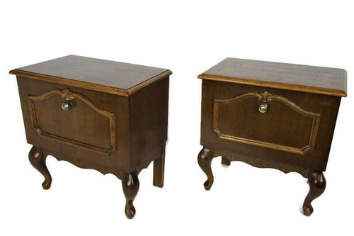 Coppia comodini vintage fine - coppia,