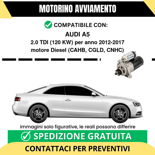 Motorino avviamento audi - motorino,