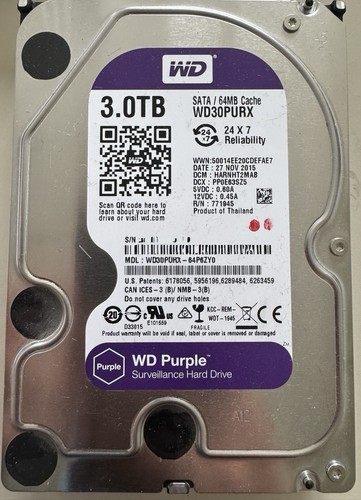 Hdd 3tb wd3opurx - wd,