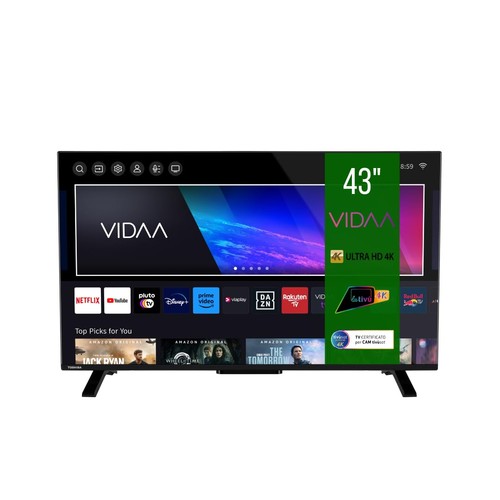 Toshiba smart vidaa - smart, 43"