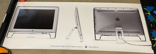 Poster vintage 1999 apple - poster,