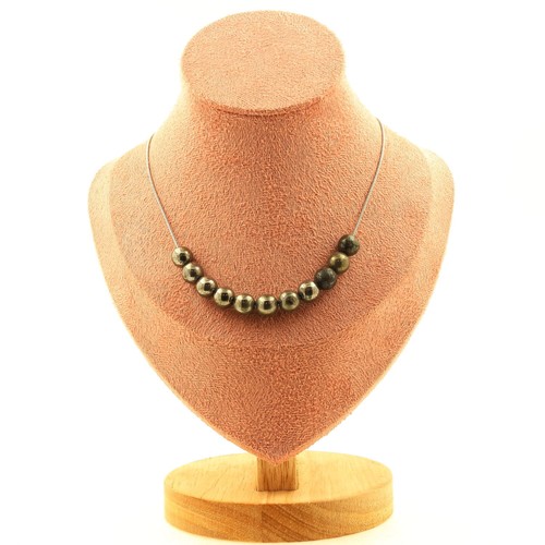 Collana perle pirite spagna - collana,