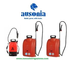 Pompa irroratrice a spalla a batteria Elettrica 12 LT -9 LT e 6 LT Ausonia