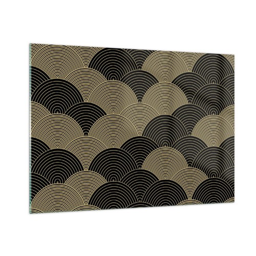 Quadro vetro 100x70cm - su, nero