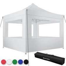 Gazebo da Giardino Richiudibile Pieghevole Alluminio Impermeabile Tendone 3x3m 