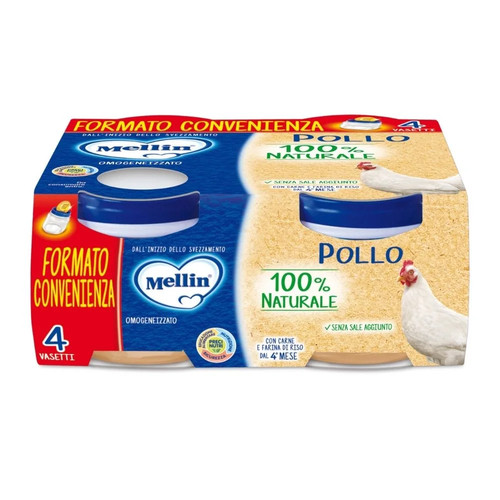 Mellin omogeneizzato pollo - omogeneizzato,