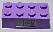 LEGO Sveglia Brick Viola