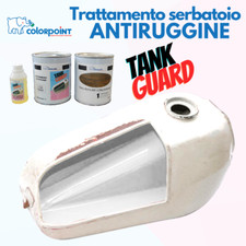 KIT Ripara Serbatoio Moto Proteggi Trattamento Ruggine protezione Piccolo BIANCO