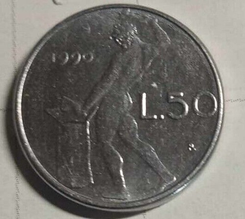 Moneta piccola lire 1990 - 50,