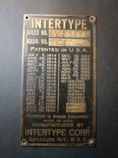 Targhe  industriali Americane in metallo vintage