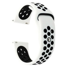 CINTURINO COMPATIBILE Huawei Smart Watch GT2 46 mm GT2 PRO WHITE BLACK