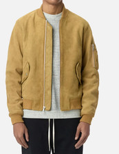 Giubbotto pelle scamosciata