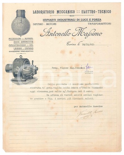 1913 torino laboratorio - 1913,