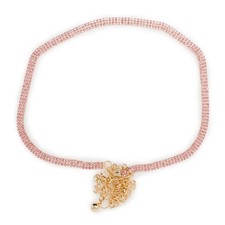 Cintura gioiello rosa donna