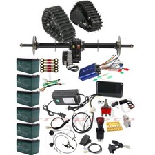 UTV Pista Ruota Posteriore 40'' Kit Assale 1500W Motore Differenziale Tachimetro per Carrello