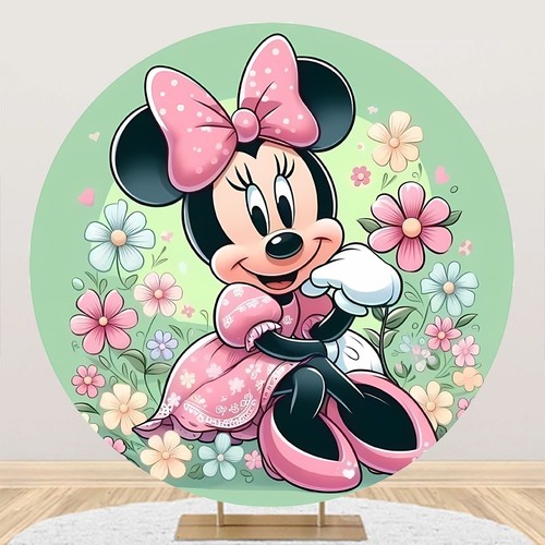 Sfondo rotondo minnie mouse - minnie,