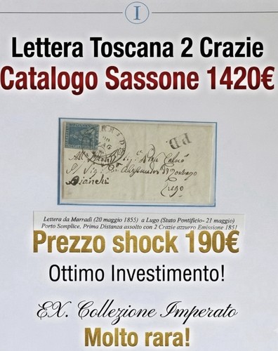 Lettera antichi stati toscana - antichi,