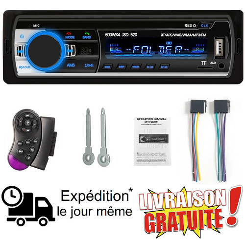 Autoradio stéréo 1din usb - 1din,