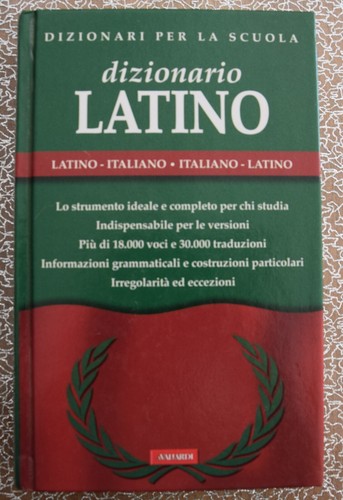 Dizionario latino italiano - ,