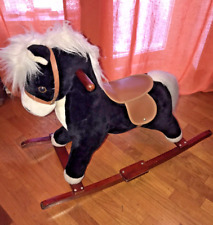 Cavalluccio a dondolo per bambini vintage, con cuscinetto anni '90