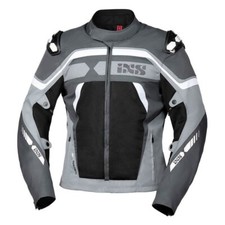 Giacca Moto IXS RS-700 Air Mesh Uomo Grigio Chiaro Grigio Bianco