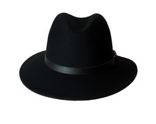 CAPPELLO IN FELTRO 100% LANA, MODELLO FEDORA. FEDORA FELT HAT