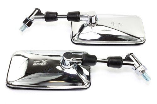Coppia specchietti cromati