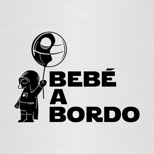 Pegatina bebe bordo vinilo - bebe,