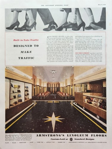1938 armstrongs pavimenti - armstrongs,