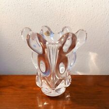 Art VANNES France vaso in cristallo design anni '50-'60 (Daum,Lalique,Baccarat)