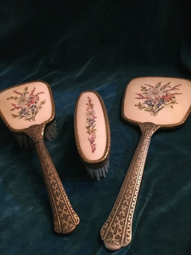 Vintage dressing table set - vintage,