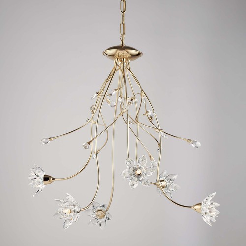 Lampadario classico oro - , in