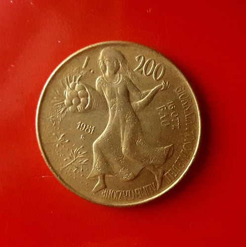 200 lire 1981 fao villa - lire,