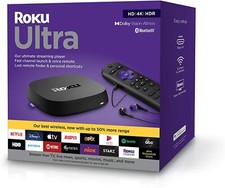 Roku Ultra 2022 4K/HDR/Dolby Vision Streaming Device e Roku Voice Remote Pro