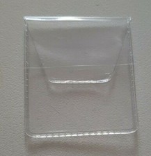 N.25 BUSTINE PLASTICA TRASPARENTE LUSSO PORTA MONETE Max 32 mm di Ø TASCHE TASCA