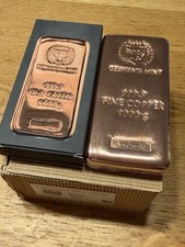 5 lingotti di rame da 1 kg -