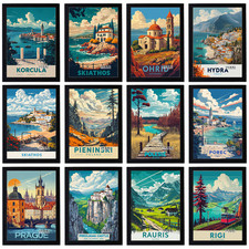 Poster Vintage Viaggio Vacanze
