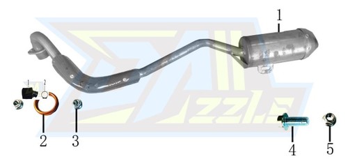 Marmitta scarico completo - ,